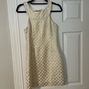 Lilly Pulitzer gold/cream dress size 2